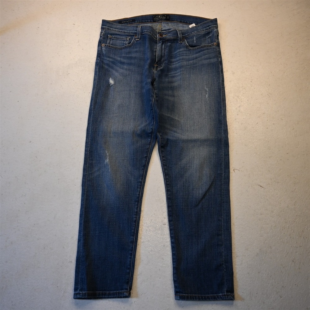 Lucky Brand 30 Mid Rise Sienna Cigarette Medium Stretch Denim Womens Jeans